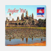 Aimant zKH005 ANGKOR WAT, Cambodge, Asie, Frigo (Devant)
