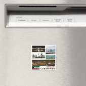 Aimant zKW004 KUWAIT collage, Asie, Fridge (In Situ (Lave-vaisselle))