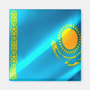 Aimant zKZ002 Kazakh agitant DRAPEAU Kazakhstan, réfrigér