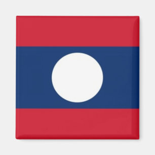 Aimant zLA001 DRAPEAU LAOS, Réfrigérateur