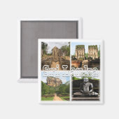 Aimant zLK006 SRI LANKA collage, Asie, Frigo (Recto/Verso)