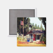 Aimant zLR006 MONROVIA, Liberia, Afrique, Fridge (Recto/Verso)