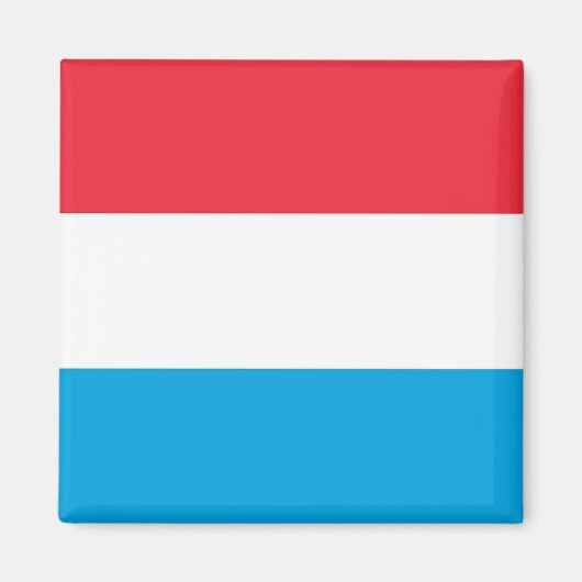 Aimant zLU001 Luxembourg DRAPEAU, RÉfrigérateur (Devant)