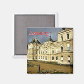 Aimant zLU006 PALACE, Luxembourg, Frigo (Recto/Verso)