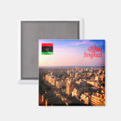 Aimant zLY006 BENGHAZI, Libye - Benghazi, Afrique, Réfrig (Recto/Verso)