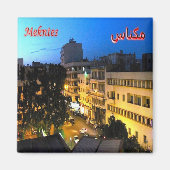 Aimant zMA023 MEKNTES, Maroc, Afrique, Fridge (Devant)