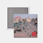 Aimant zMA025 MARRAKESH, Morocco, Africa, Fridge (Recto/Verso)