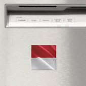 Aimant zMC002 MONEGASQUE Wavig FLAG, Principauté de Monac (In Situ (Lave-vaisselle))