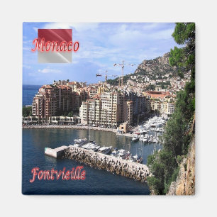 Aimant zMC009 FONTVIEILLE, Monaco, Frigo