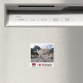 Aimant zMC013 PALAIS DE MONACO, I Love, Fridge (In Situ (Lave-vaisselle))