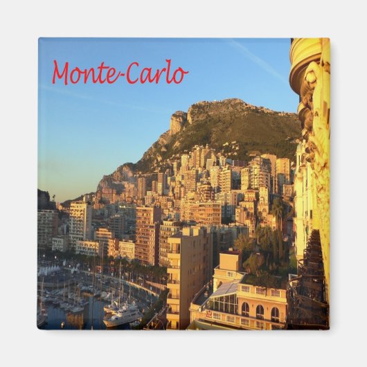 Aimant zMC016 MONTE CARLO, Monaco, Frigo (Devant)