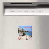 Aimant zMC017 MONTE CARLO, PLAGE, Monaco, Frigo (In Situ (Lave-vaisselle))