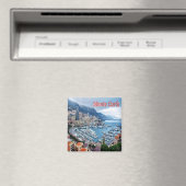 Aimant zMC018 MONTE CARLO Panorama, Monaco, Frigo (In Situ (Lave-vaisselle))
