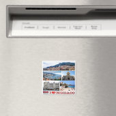 Aimant zMC037 MonACO collage "I Love", Fridge (In Situ (Lave-vaisselle))
