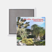Aimant zMC047 JARDIN EXOTIQUE, Monaco, Frigo (Recto/Verso)