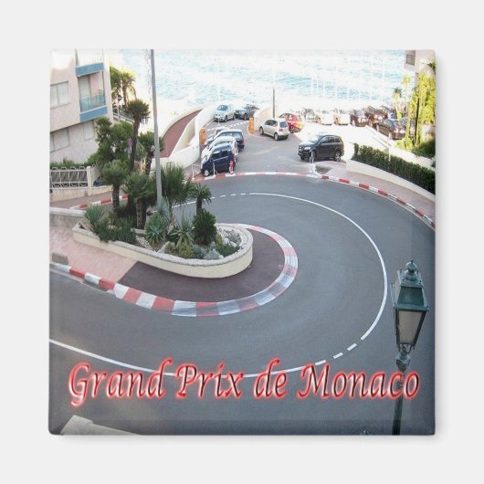 Aimant zMC051 GRAND PRIX, Monaco, Frigo (Devant)