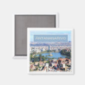 Aimant zMG015 ANTANANARIVO, Madagascar, Africa, Fridge (Recto/Verso)