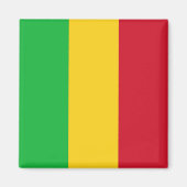 Aimant zML001 MALI, drapeau, Afrique, réfrigérateur (Devant)