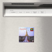 Aimant zMM004 NAYPYICEDAW, Myanmar Birmanie, Asie, Frigo (In Situ (Lave-vaisselle))