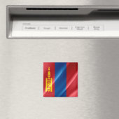 Aimant zMN002 agitant le DRAPEAU de la Mongolie, (In Situ (Lave-vaisselle))