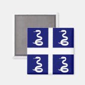Aimant zMQ001 MARTINIQUE, Drapeau, Amérique, Frigo (Recto/Verso)