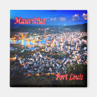 zMU013 PORT LOUIS, Panorama, Maurice, Réfrigérateu