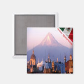 Aimant zMX010 MEXICO, Puebla, Iglesias Volcan, Réfrigérat (Recto/Verso)