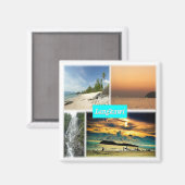 Aimant zMY016 LANGKAWI, Malaisie, Asie, Frigo (Recto/Verso)