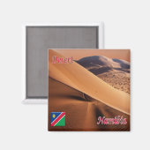 Aimant zNA003 NAMIBIE, Désert, Afrique, Réfrigérateur (Recto/Verso)