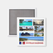 Aimant zNC003 NEW CALEDONIA, mosaic, Oceania, Fridge (Recto/Verso)
