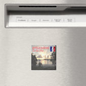 Aimant zNC011 ILE DES PINS Sunset, NOUVELLE CALÉDONIE, Ré (In Situ (Lave-vaisselle))