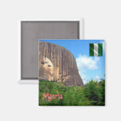 Aimant zNG010 NIGERIA, Zumarock, Afrique, Fidge (Recto/Verso)