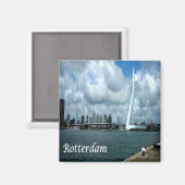 Aimant zNL013 ROTTERDAM, Pays-Bas, Europe, Frigo (Recto/Verso)