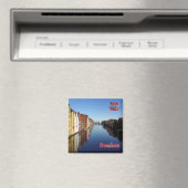 Aimant zNO015 TRONDHEIM, Norvège, Europe, Réfrigérateur (In Situ (Lave-vaisselle))