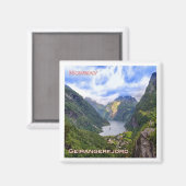 Aimant zNO019 GEIRANGERFJORD, Norvège, Europe, Fridge (Recto/Verso)