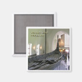 Aimant zNO080 VIKING SHIP MUSEUM Norvège, réfrigérateur (Recto/Verso)