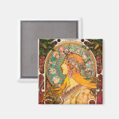 Aimant Zodiac, Mucha (Recto/Verso)