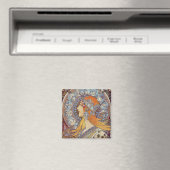 Aimant Zodiac par Alphonse Mucha (In Situ (Lave-vaisselle))