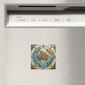 Aimant Zodiaque - Cancer Le Crabe (In Situ (Lave-vaisselle))