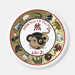 Aimant Zodiaque chinois 2008 ans de l'aimant de rat