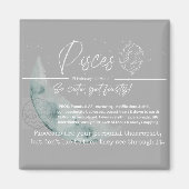 Aimant zodiaque - Poissons (Devant)