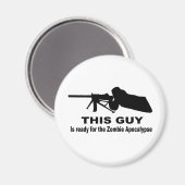 Aimant Zombie Apocalypse (Recto/Verso)