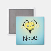 Aimant Zombie Bee/Zom-BEE - Donne-Moi NOPE. (Recto/Verso)