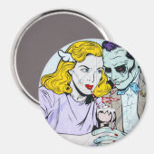 Aimant zombie coup d'amour (Recto/Verso)