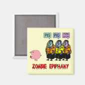 Aimant Zombie Halloween (Recto/Verso)