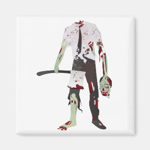 Aimant zombie halloween effrayant