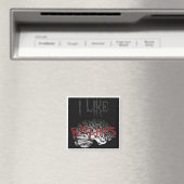 Aimant Zombie : J'Aime Les Cerveaux (In Situ (Lave-vaisselle))