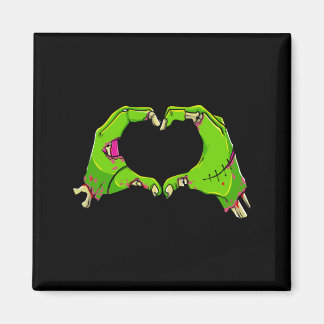 Aimant Zombies cardiaques Halloween Amusant Amour Horreur