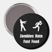 Aimant Zombies Hait Fast Food (Recto/Verso)