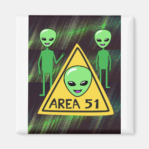Aimant Zone 51 Aliens bienvenue à Roswell Nouveau Mexique
